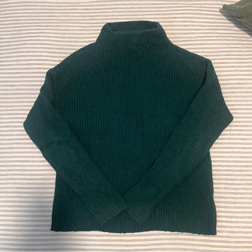 BP Dark Green Turtleneck Sweater